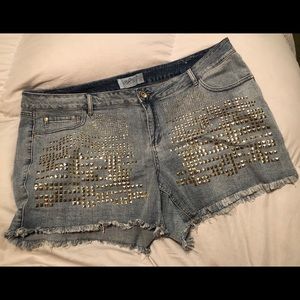 One 5 one shorts.  Purchased from torrid. Size 22w